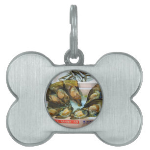 Giant MusselTsukiji Fish Market, Tokyo, Japan ID-bricka Husdjur