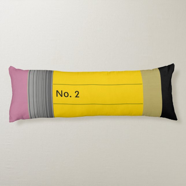Giant nr 2 Pencil Body Pillow - Personalize it! Kroppskudde (Baksidan)
