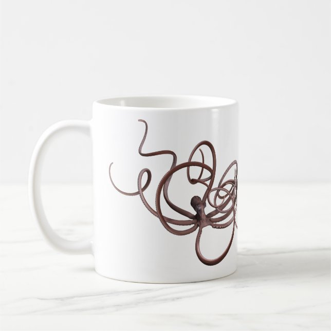 Giant Octopus Kaffemugg (Vänster)