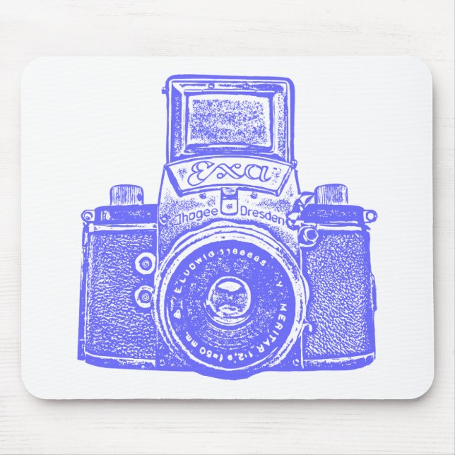 Giant Öster German Camera - Electric Blue Musmatta (Framsidan)