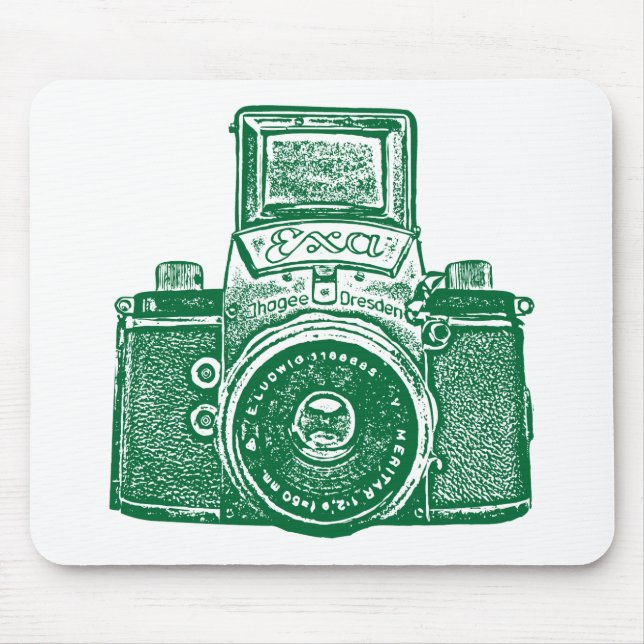 Giant Öster German Camera - Forest Grönt Musmatta (Framsidan)