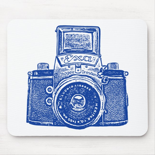 Giant Öster German Camera - Mörk blått Musmatta (Framsidan)