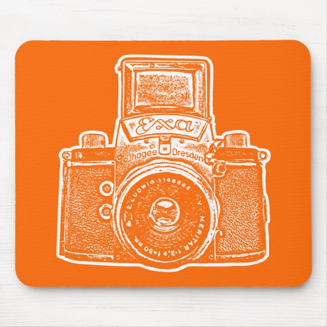 Giant Öster German Camera - Orange and White Musmatta (Framsidan)