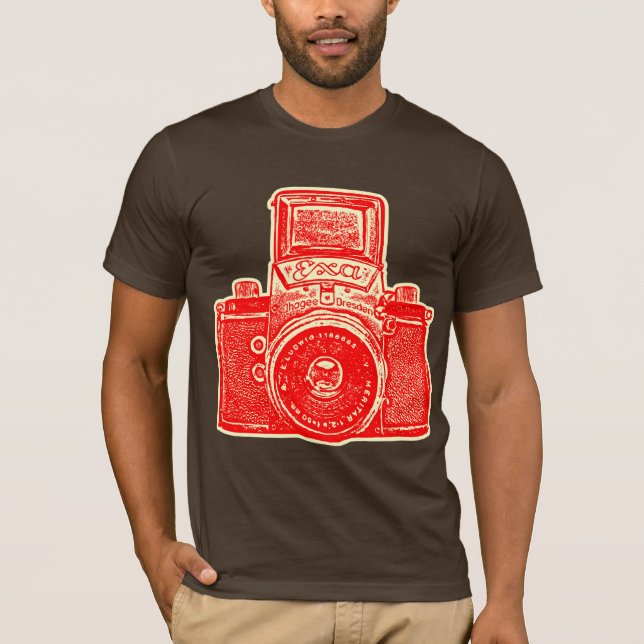 Giant Öster German Camera - Red and Cream Tee (Framsida)