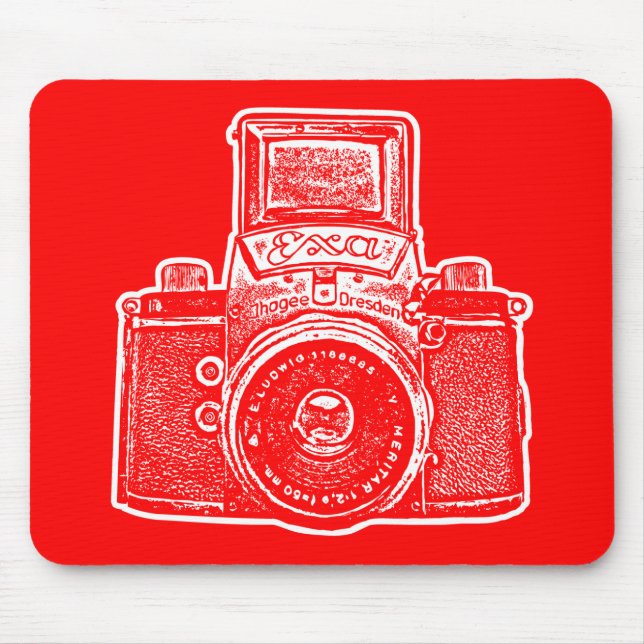 Giant Öster German Camera - Red and White Musmatta (Framsidan)