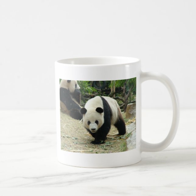 Giant panda,大 熊 猫 kaffemugg (Höger)