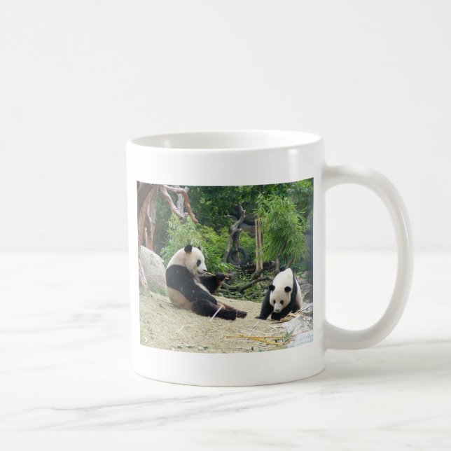 Giant panda,大 熊 猫 kaffemugg (Höger)