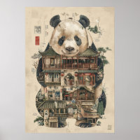 Giant Panda Anatomy Poster | Utbildningsvetenskap 