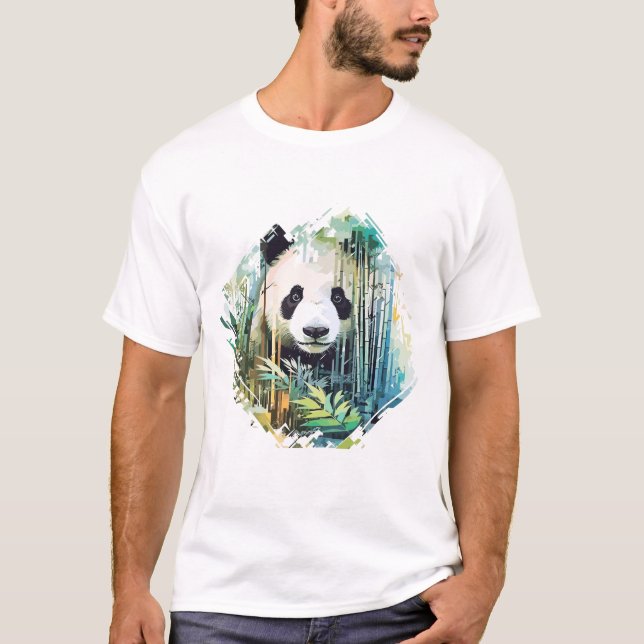 Giant Panda Animal World Wildlife Beauty Discovery T Shirt (Framsida)