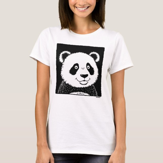 Giant Panda Bear T Shirt (Framsida)