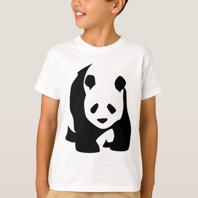 Giant Panda Bear Tee Shirt (Framsida)