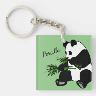 Giant Panda Eats Bamboo Namn