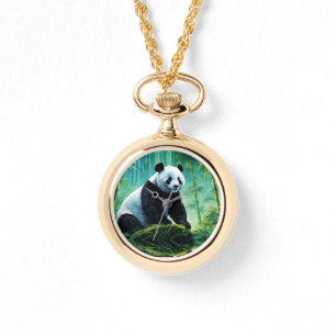 Giant Panda i Bamboo Forest Armbandsur