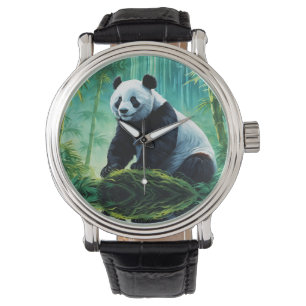 Giant Panda i Bamboo Forest Armbandsur