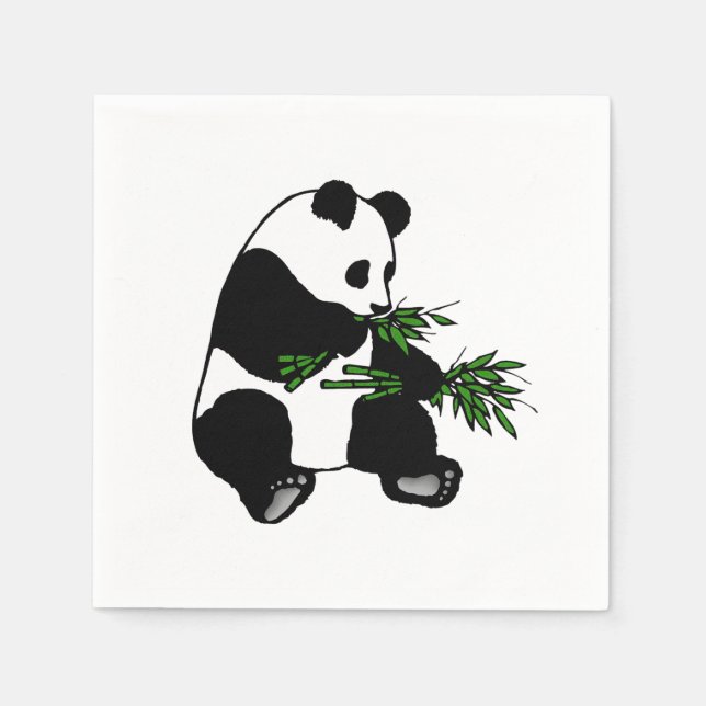 Giant Panda Pappersservett (Framsidan)