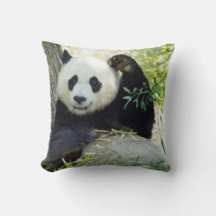 Giant Panda Restoration against Träd Kudde