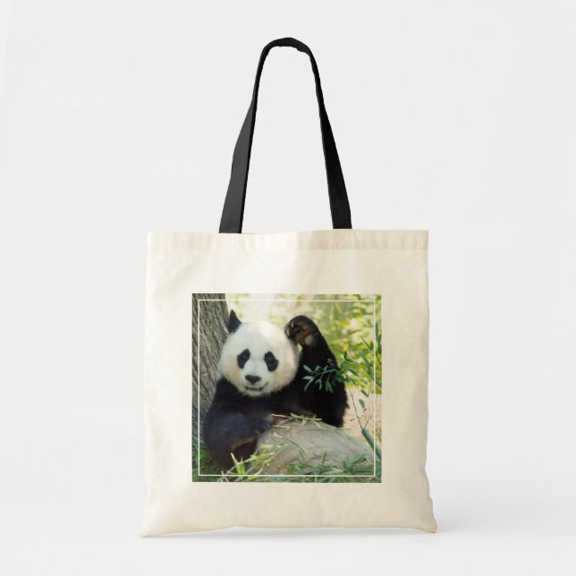 Giant Panda Restoration against Träd Tygkasse (Framsidan)