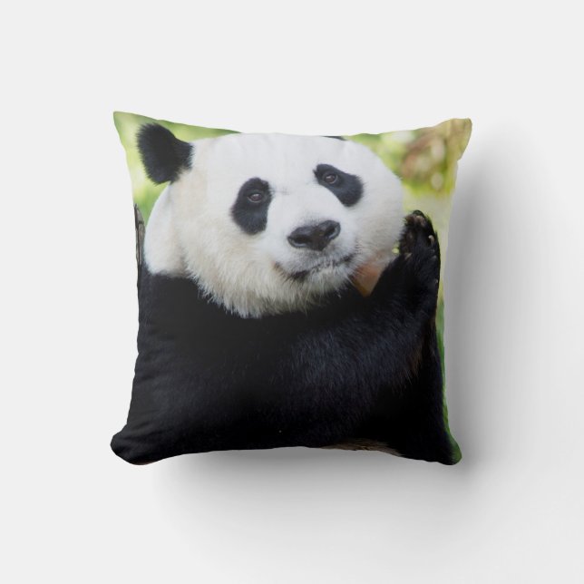 Giant Panda Sitta Kudde (Framsida)