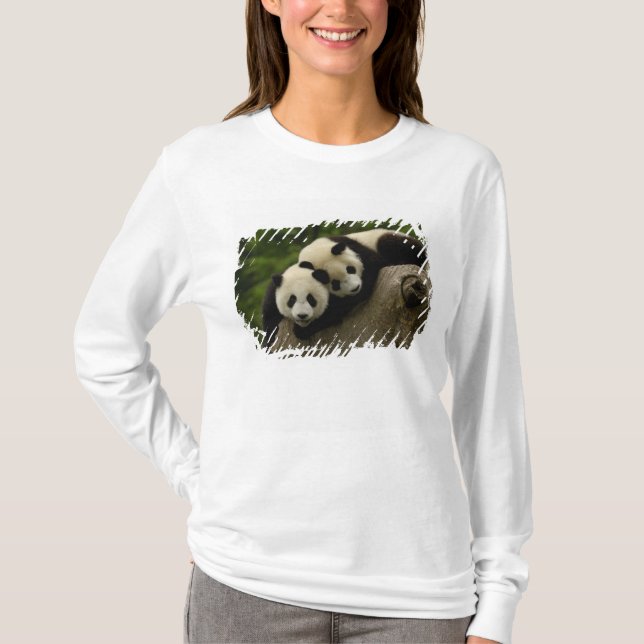 Giant panda spädbarn Ailuropoda melanoleuca) T Shirt (Framsida)