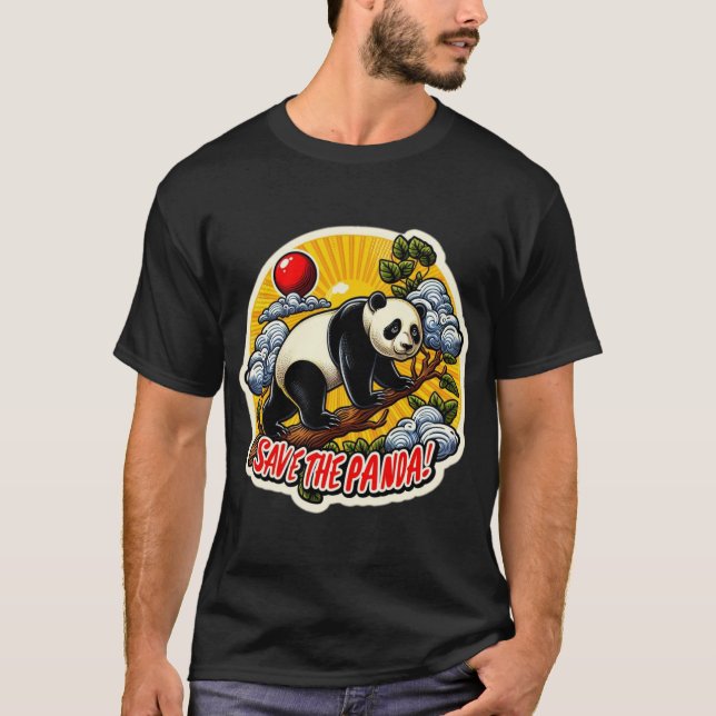 GIANT PANDA-SPARA ME 2 T SHIRT (Framsida)