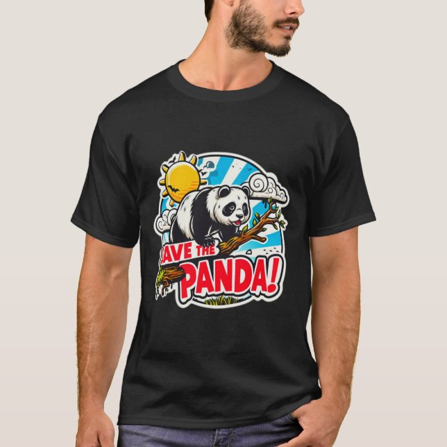 GIANT PANDA-SPARA ME 9 T SHIRT (Framsida)