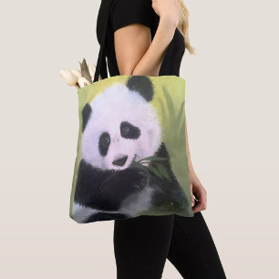 Giant Panda Tote Bag Tygkasse