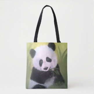 Giant Panda Tote Bag Tygkasse