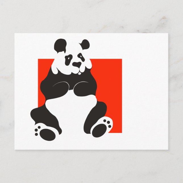 Giant Panda Vykort (Framsida)