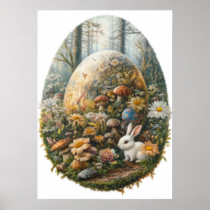 Giant Påskägg Fantasy Wall Art Poster