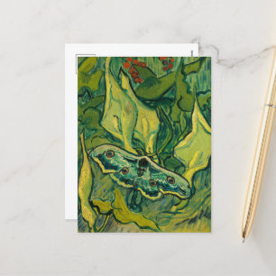 Giant Peacock Moth av Vincent van Gogh Helg Vykort