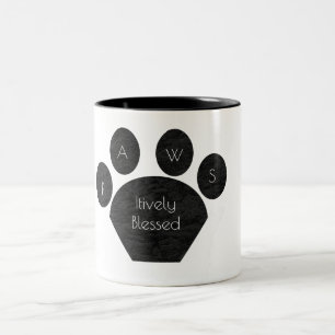 Giant Pet Paw Skriv ut kaffe Mugg