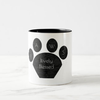 Giant Pet Paw Skriv ut kaffe Mugg