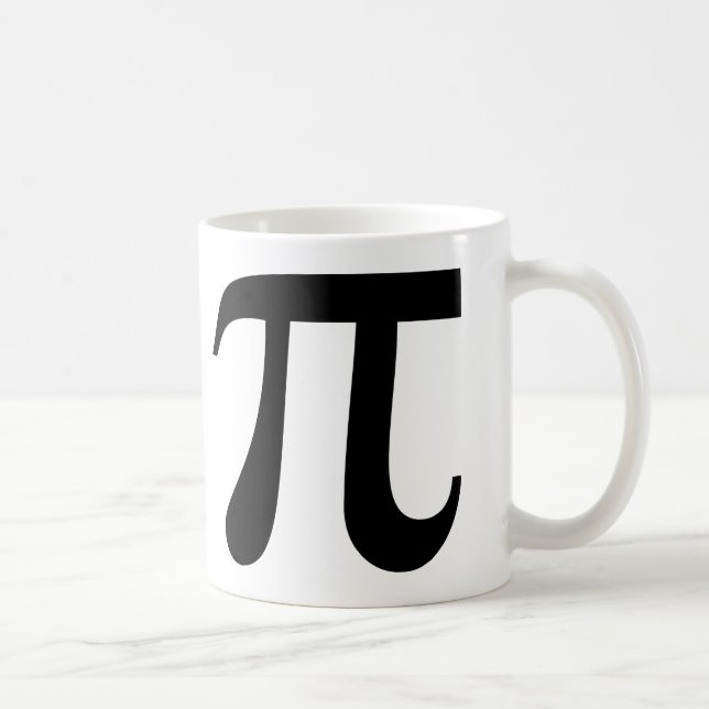 Giant "Pi"-symbol Kaffemugg (Höger)