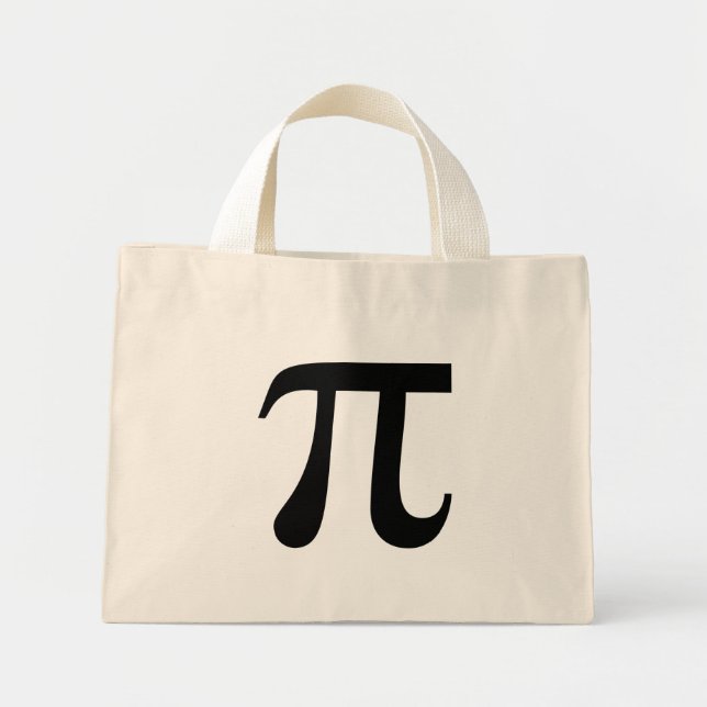 Giant "Pi"-symbol Mini Tygkasse (Framsidan)