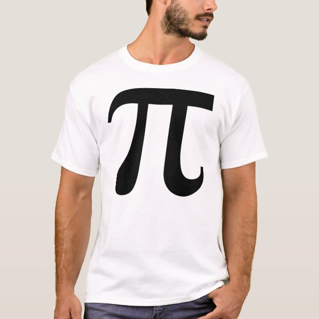 Giant "Pi"-symbol Tee Shirt (Framsida)