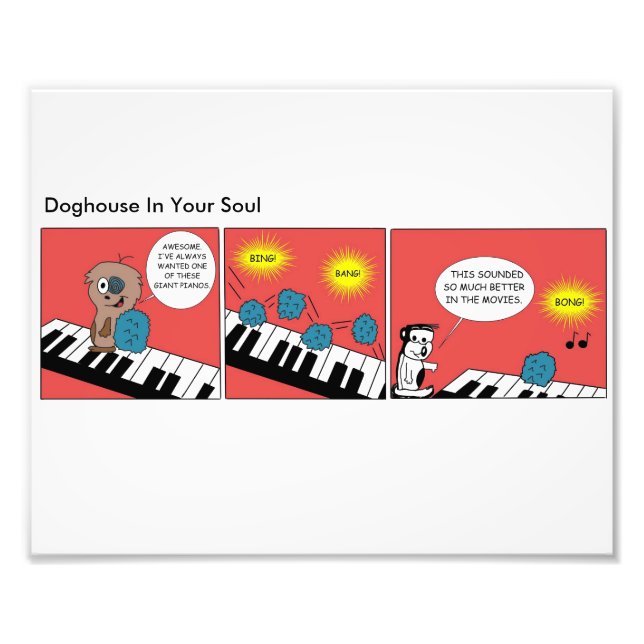 Giant Piano Fototryck (Framsidan)