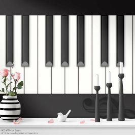 Giant Piano Tangentbord på en roll av Pappert (sva Presentpapper