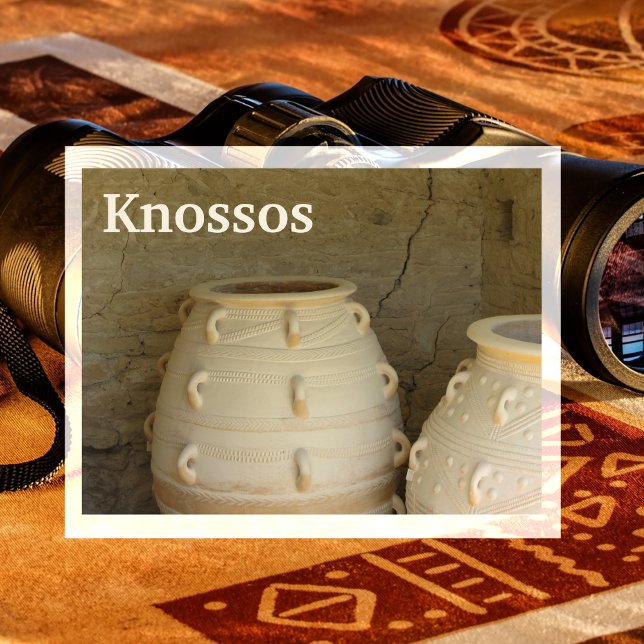 Giant Pithoi, Minoan Palace, Knossos, Kreta Vykort (Skapare uppladdad)