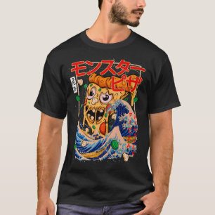 Giant Pizza Monster som talas i Kanagawa T Shirt