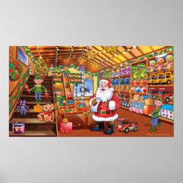 Giant poster, jultomtens christmas-roligt magi poster