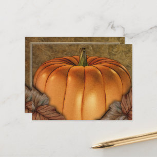 Giant Pumpkin-vykort Vykort