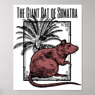 Giant Råtta i Sumatra Holmesian Sherlock Holmes Poster