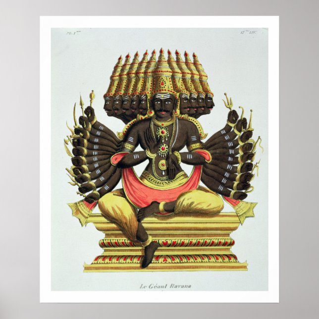 Giant Ravana (färg litho) Poster (Framsidan)