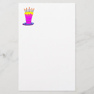 Giant Rosa Birthday Cake Brevpapper