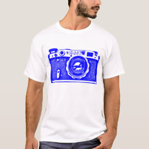 Giant Russian Camera - Blue T-shirt