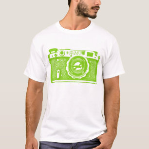 Giant Russian Camera - Martian Grönt T-shirt