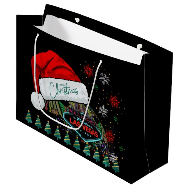 Giant Santa Hat Las Vegas-julklapp (Framsidan Vinklad)