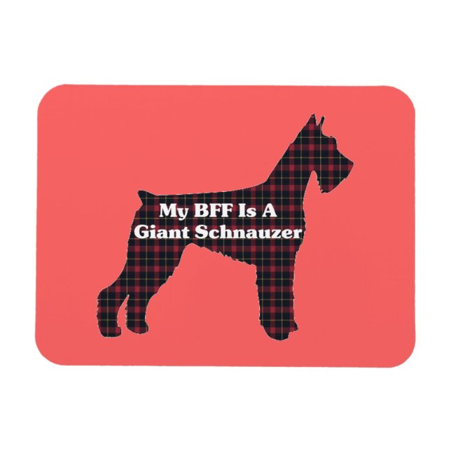 Giant Schnauzer BFF Magnet (Horisontell)