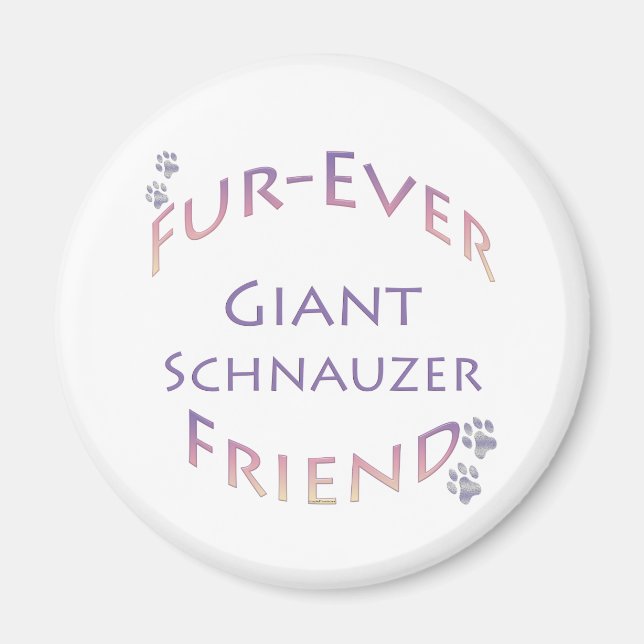 Giant Schnauzer Furever Magnet (Framsidan)