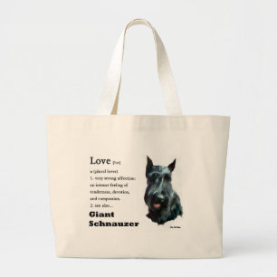 Giant Schnauzer-gåvor Jumbo Tygkasse